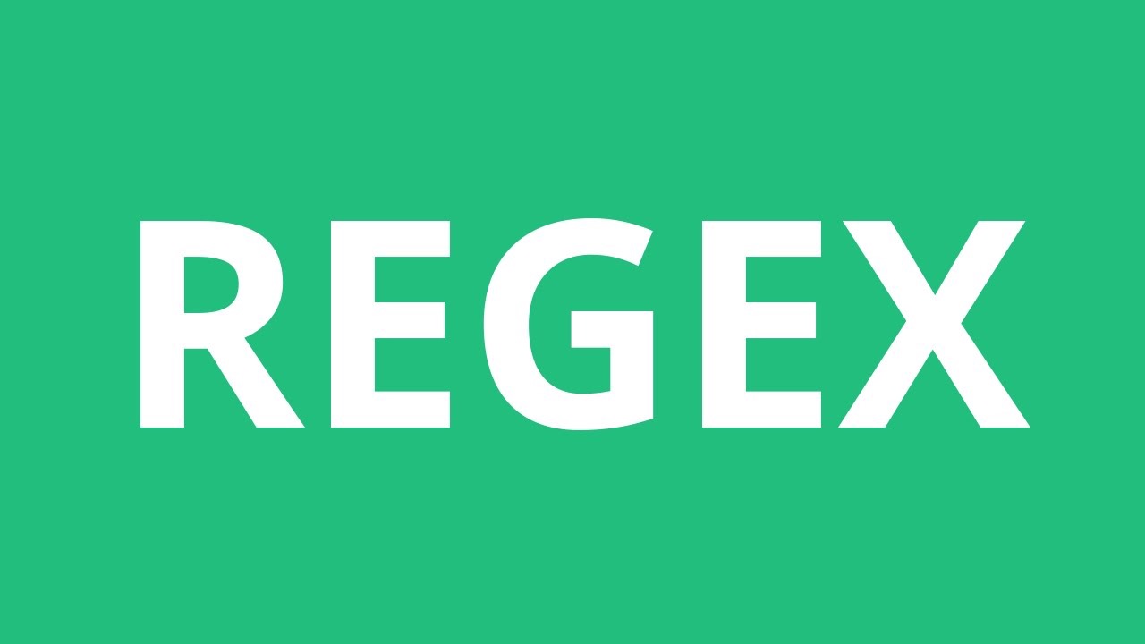 [Utils] Regex Cheat Sheet